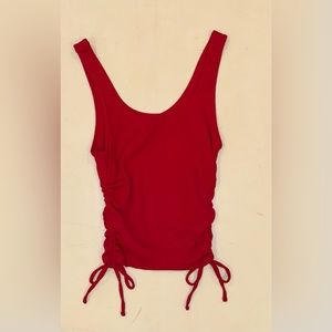 Hollister red tank in size small